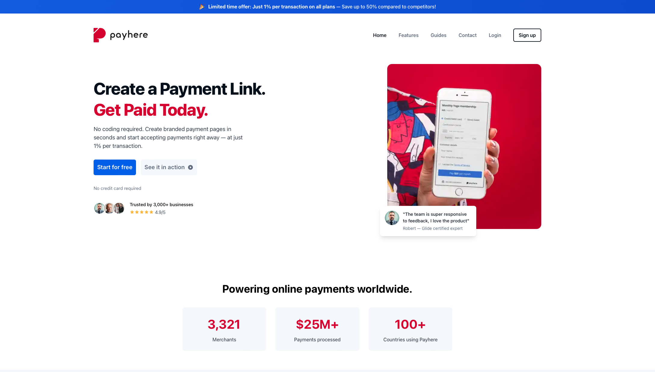 Payhere Dashboard